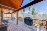 Main Level Deck with Gas Grill & picnic area